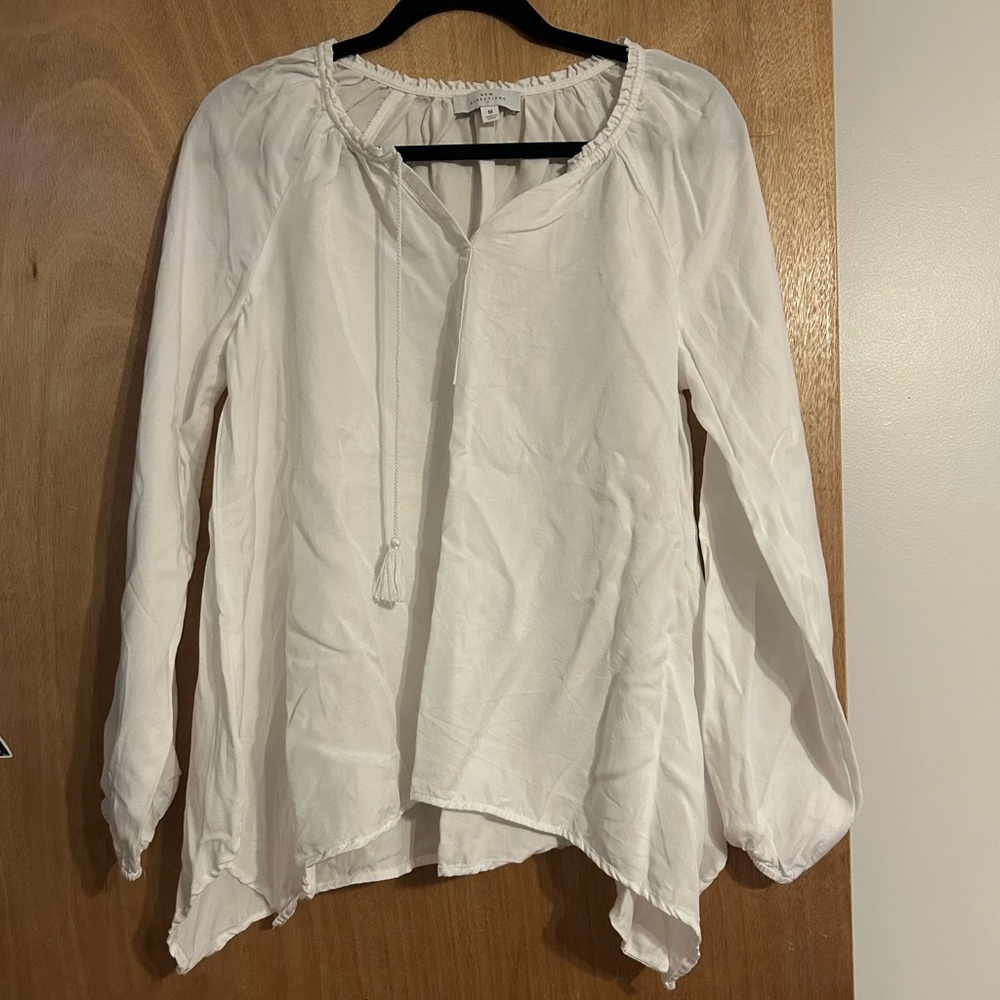 Crown & Ivy White Women's Blouse